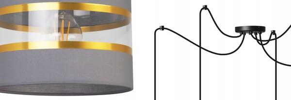 Loftshængende lampe lysekrone lampeskærm moderne