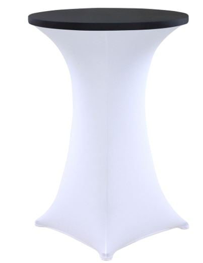 Pöytäliina, joustava, cocktailbaaripöytä, 80 cm, musta Pöytäliina, joustava, cocktailbaaripöytä, 80 cm, musta