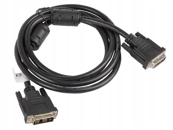 Lanberg DVI-D (18+1) M/M 1,8m Sort DVI-kabel
