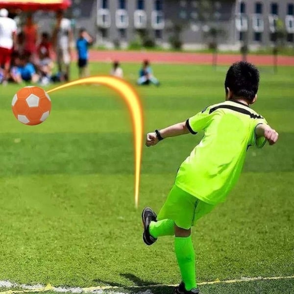 Fotboll med twisteffekt neon konturerad kurva sport storlek 5