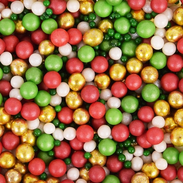Sokeriströsseleitä 50 g jouluhelmiä konfettia