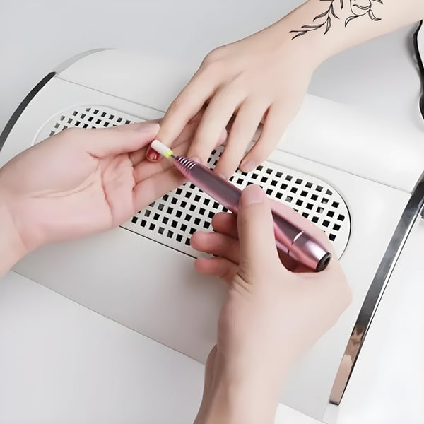 Støvopsamler til negle, manicure, fræsemaskiner, 3 ventilatorer, 2 poser