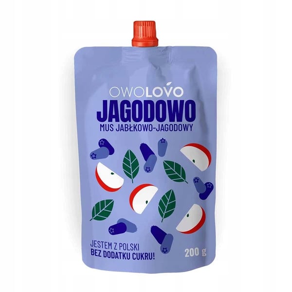 Owolovo Jagodowo Omena-mustikasose 200 g