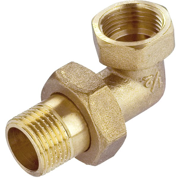 Messingforbindelse, vinkelskrue, o-ring, 1/2'' - H/ZM-19-015