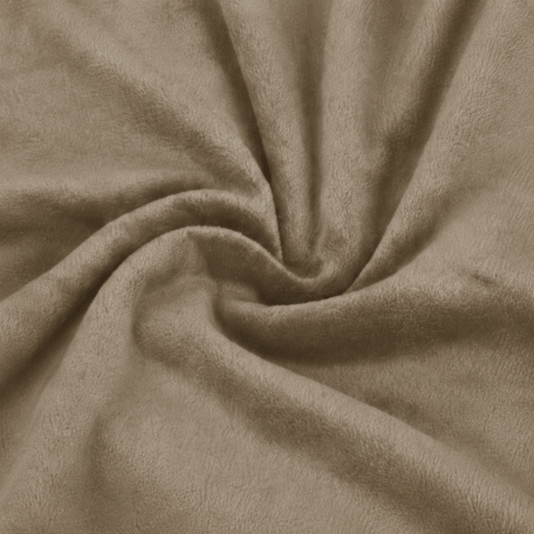 Beige cappuccino stolskydd elastisk sammet
