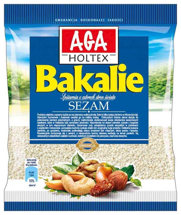 Aga Holtex Kuoritut Seesami 90g Kuivatut Hedelmät