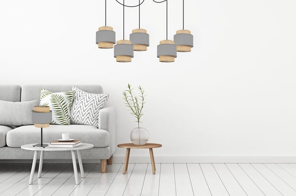 NATBORDLAMPE BOHO JUTA LAMPESKÆRM 20 CM