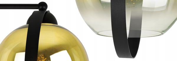 VÆGLAMPE LOFTSLAMPE MED GYLDEN LED-LAMPESKÆRM 15 CM