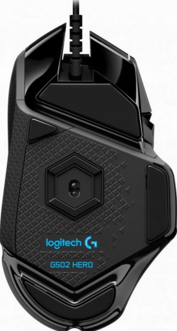 Logitech G502 HERO Optisk Gaming USB Kablet Mus Sort