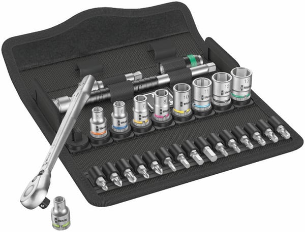 1/4'' ZYLKOP topnøglesæt, 28 dele - W05004018001