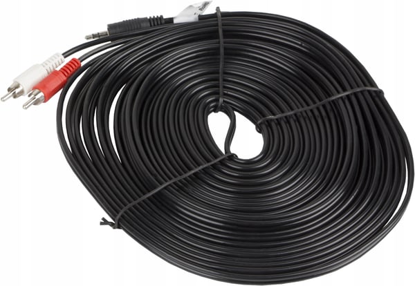 Lanberg stereo minijack-audiokaapeli - 2x Chinch M/M 2m