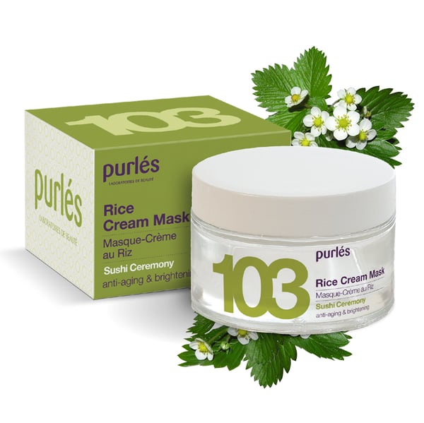 Purles 103 Krämig Rismask