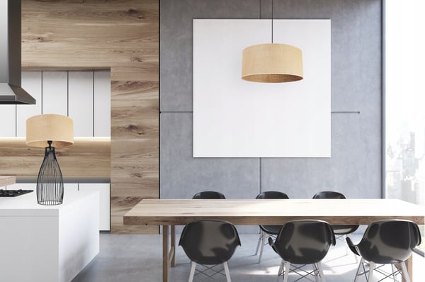 SOVEVÆRELSESBORDLAMPE I JUTE-RØR