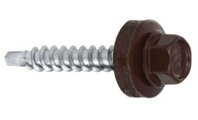 SELVBORENDE SKRUE 4,8*25MM RAL 8017 - 5,0 STO - WSB 25 8017