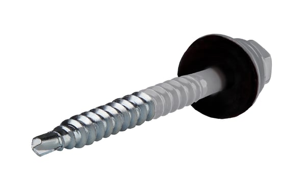 Landmandsskruer GTF2 Z14 4,8x50mm RAL 9006