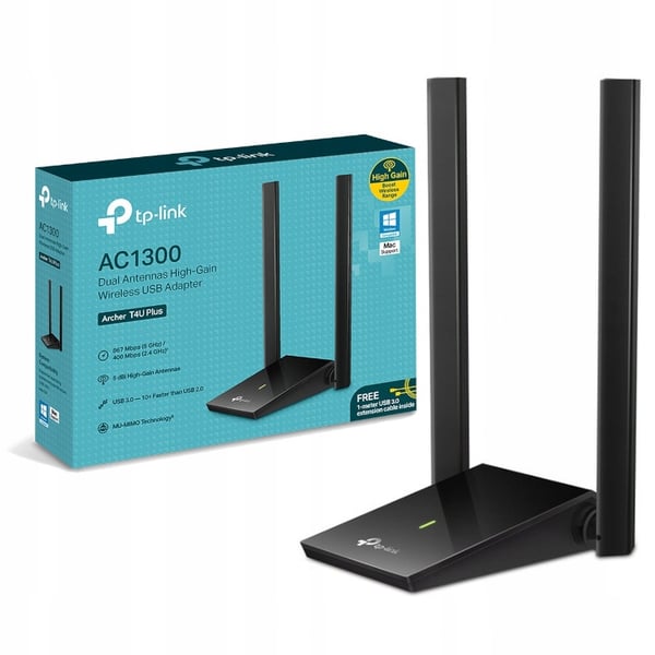 TP-Link Archer T4U Plus WiFi AC1300 USB-netværksadapter