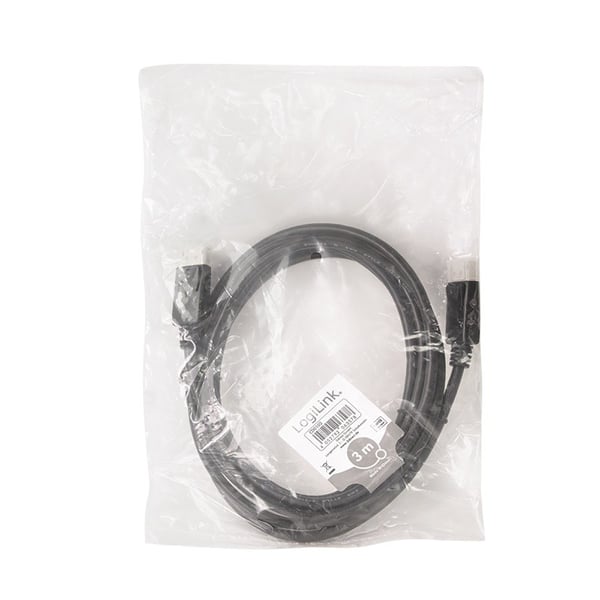 DisplayPort 1.2 LogiLink CD0102 M/M -kaapeli 3m