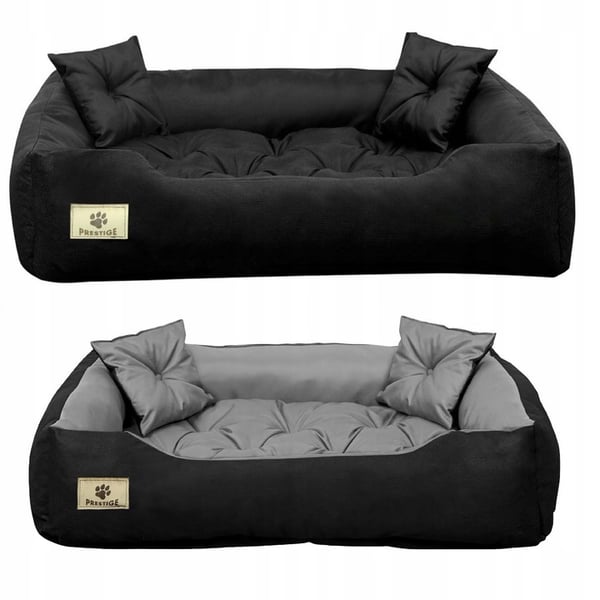 Hundeseng kennel PRESTIGE 75x65 cm vandtæt sort