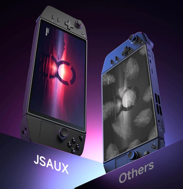 JSAUX 2x 9H Matt hærdet glas til Lenovo Legion Go anti-glans GP0117