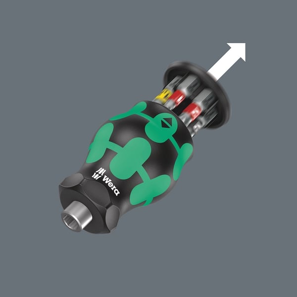 KRAFTFORM KOMPAKT KORT SKRUETRÆKKER MED 6 BITS - W05008874001
