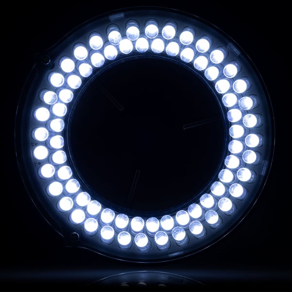 Justerbar 72xLED mikroskopbelysning