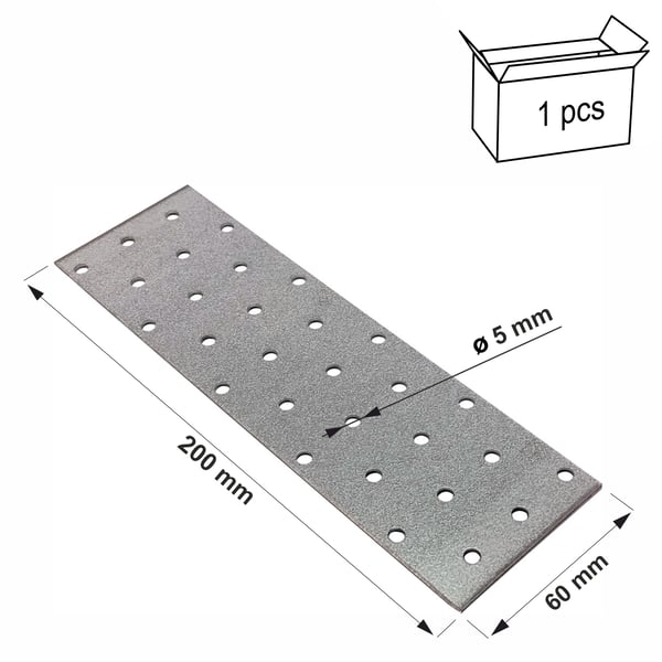 Perforerad platta PP07 60x200x2,0