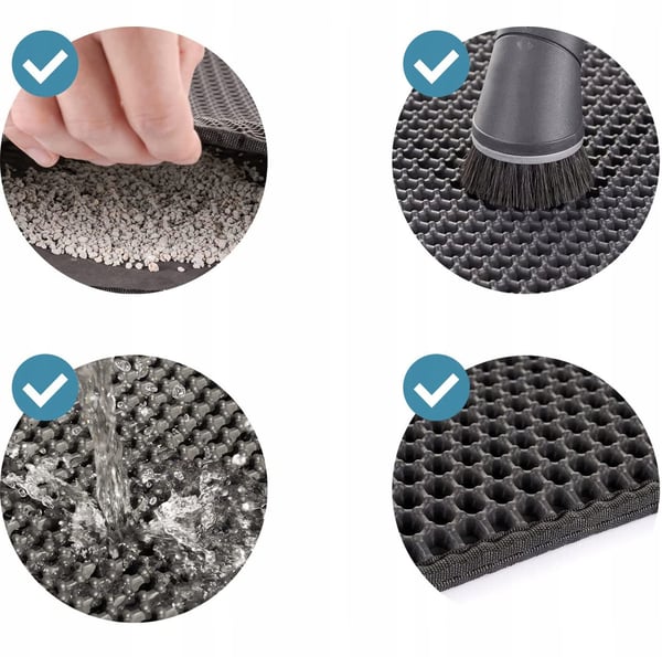 Dörmatta för kattsand i skum 75x55