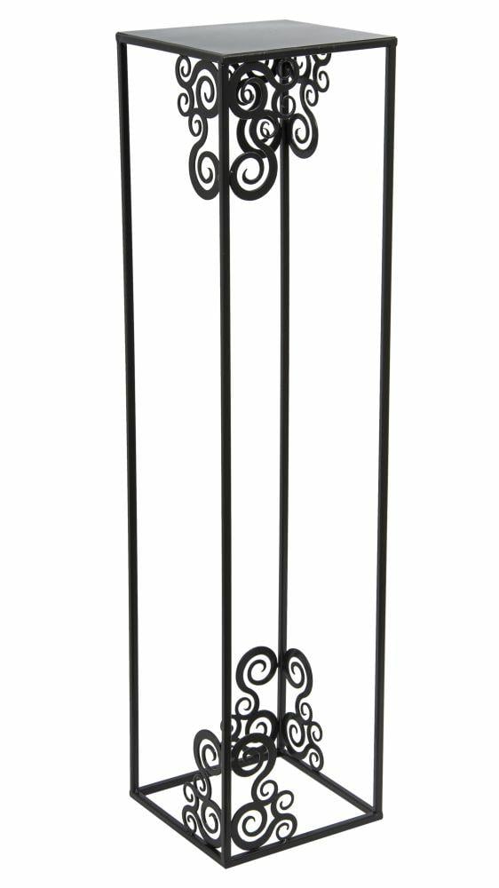 Modernt stående blomsterstat 80 cm sort