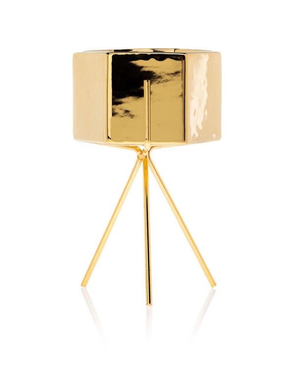 Sashi Guld Blomkruka 18,5 cm