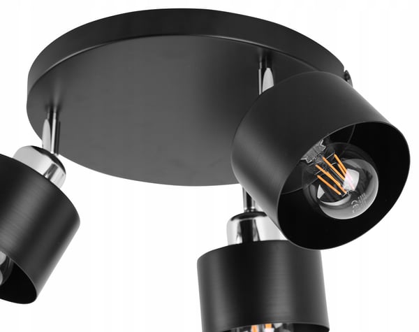 TAKLAMPA I METALL E27 LED