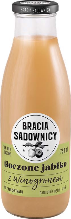 Brothers Orchardists pressat äpple med druva 750 ml