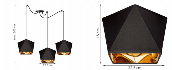 LOFT GOLDEN SPIDER LOFTHÆNGELAMPE LYKRONE