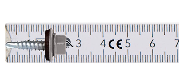 Landmandsskruer GTO2 Z14 4,8x20mm RAL 9007