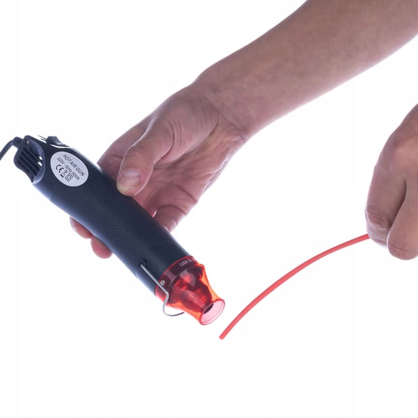 Rosfix Mini varmluftpistol 300W + skærer + isoleringstape 10m + sæt krympeslange 328 stk.