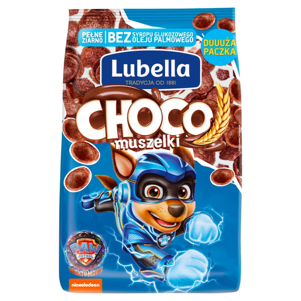 Lubella Choco Shells Suklaanmakuisia muroja 500 g