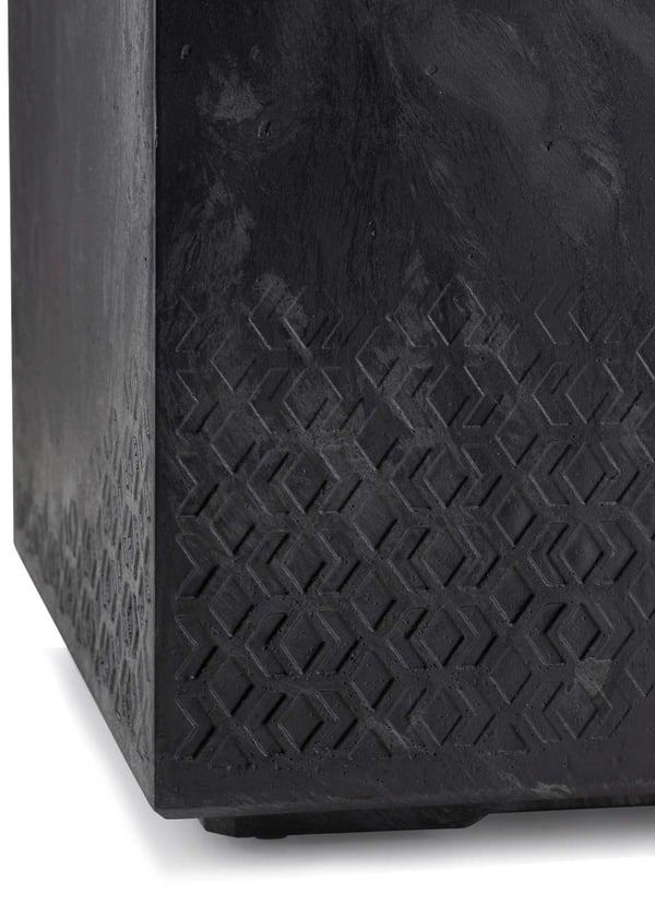 Betonique blomkruka svart betong H60x40 cm