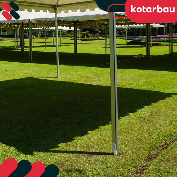 Kotarbau® Teräksinen U-muotoinen ankkuritolppa aitoihin, huvimajoihin, 101 x 720 mm, 4 kpl:n sarja