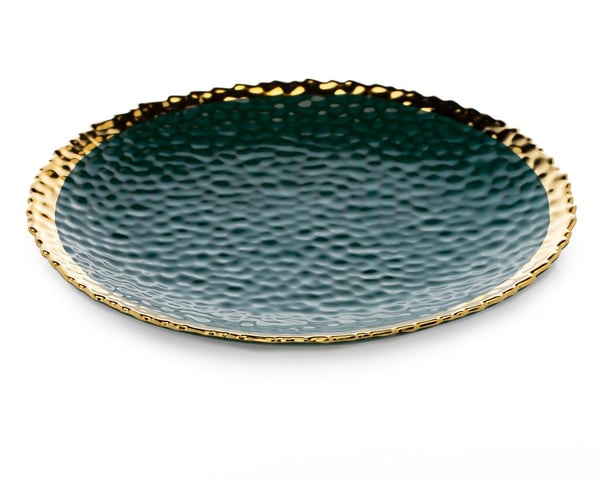 Kati Green Gold set med 2 tallrikar