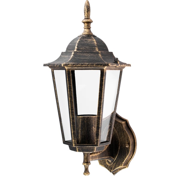 Puutarhaseinävalaisin E27 Ulkojulkisivulyhty Ylöspäin Patina BELLIS LUMILED