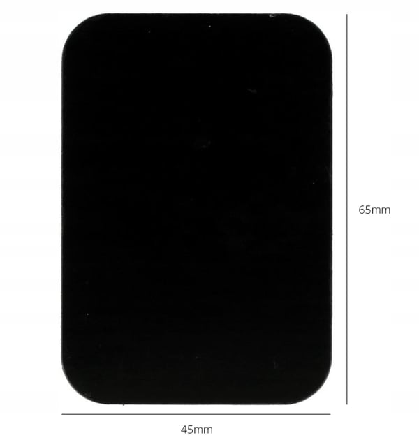 Magnetisk hållarplatta rektangulär 45x65mm 1 st