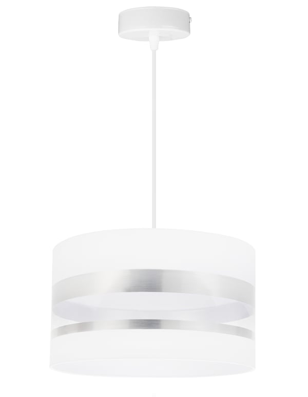 ELEGANT LOFTHÆNGELAMPE, KROM, LED-LAMPESKÆRM