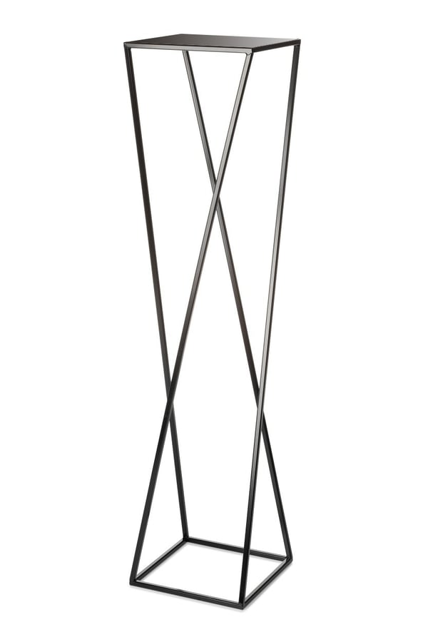Modernt svart stående blomsterställ 100cm