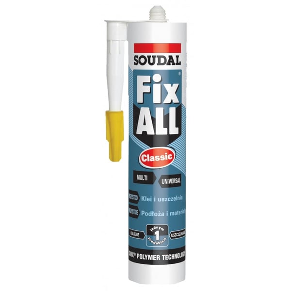 FIX ALL FLEXI HYBRID FORSEGLINGSMIDDEL GRÅ 290ML - SIL FIX 290S