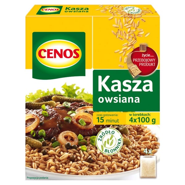Cenos Havregryn 400 g (4 x 100 g)