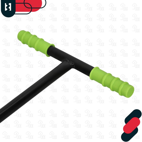 KOTARBAU® Græsplæneskærer, halvrund, forstærket, 23 cm, stålskaft, 113 cm