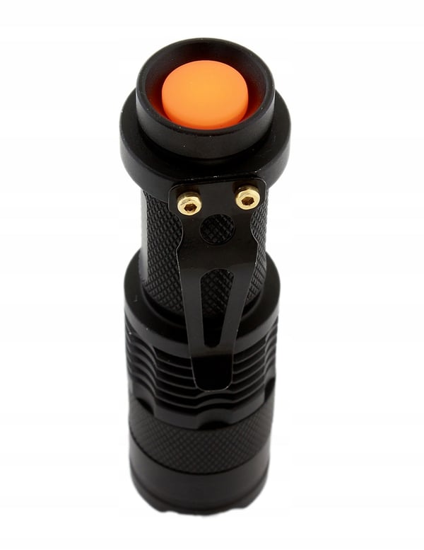 Taktinen LED-taskulamppu Zoom UV-diodi Amber Setelitesteri Kestää