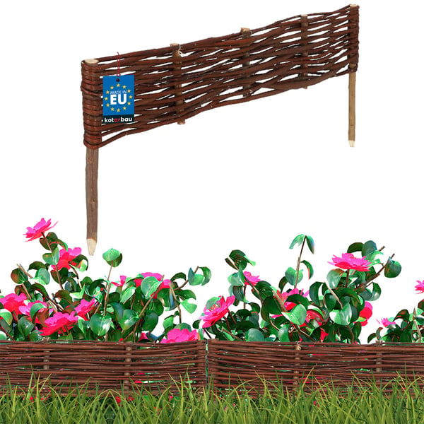 Puutarha-aita, palisade-reunus, pajukoriaita, 60 x 10