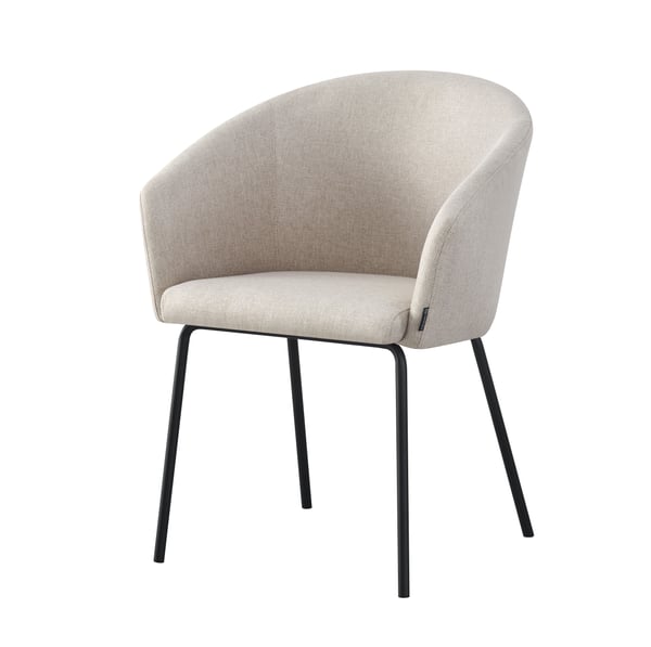 Nuvio klädd fåtölj, beige tyg
