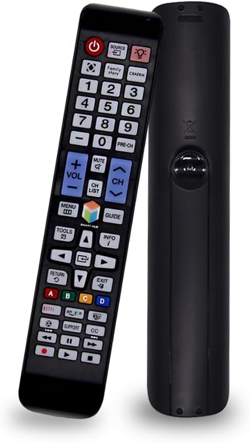 Fjärrkontroll för Smart TV LCD QLED HDTV Svart Netflix Amazon