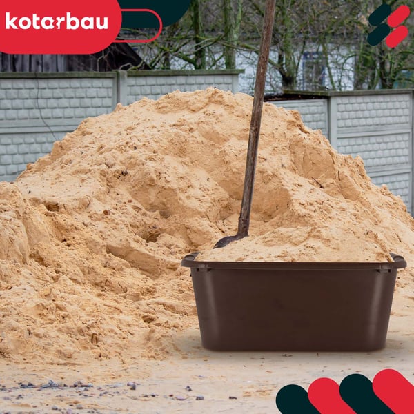 KOTARBAU® Rektangulär trädgårdscontainer Murbrukscontainer 45 l brun 3-pack